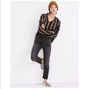 Madewell high waisted black jeans